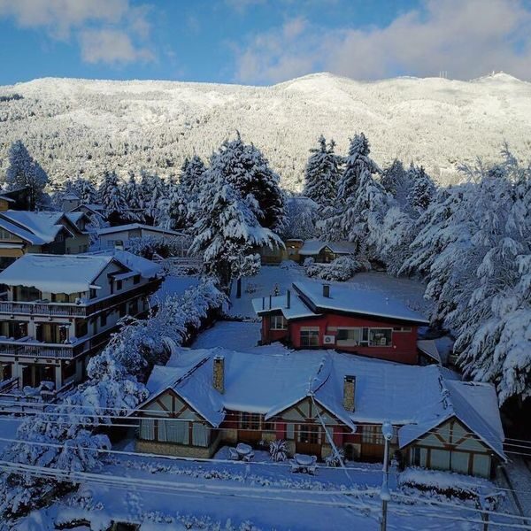 Lagos del Sur con nieve