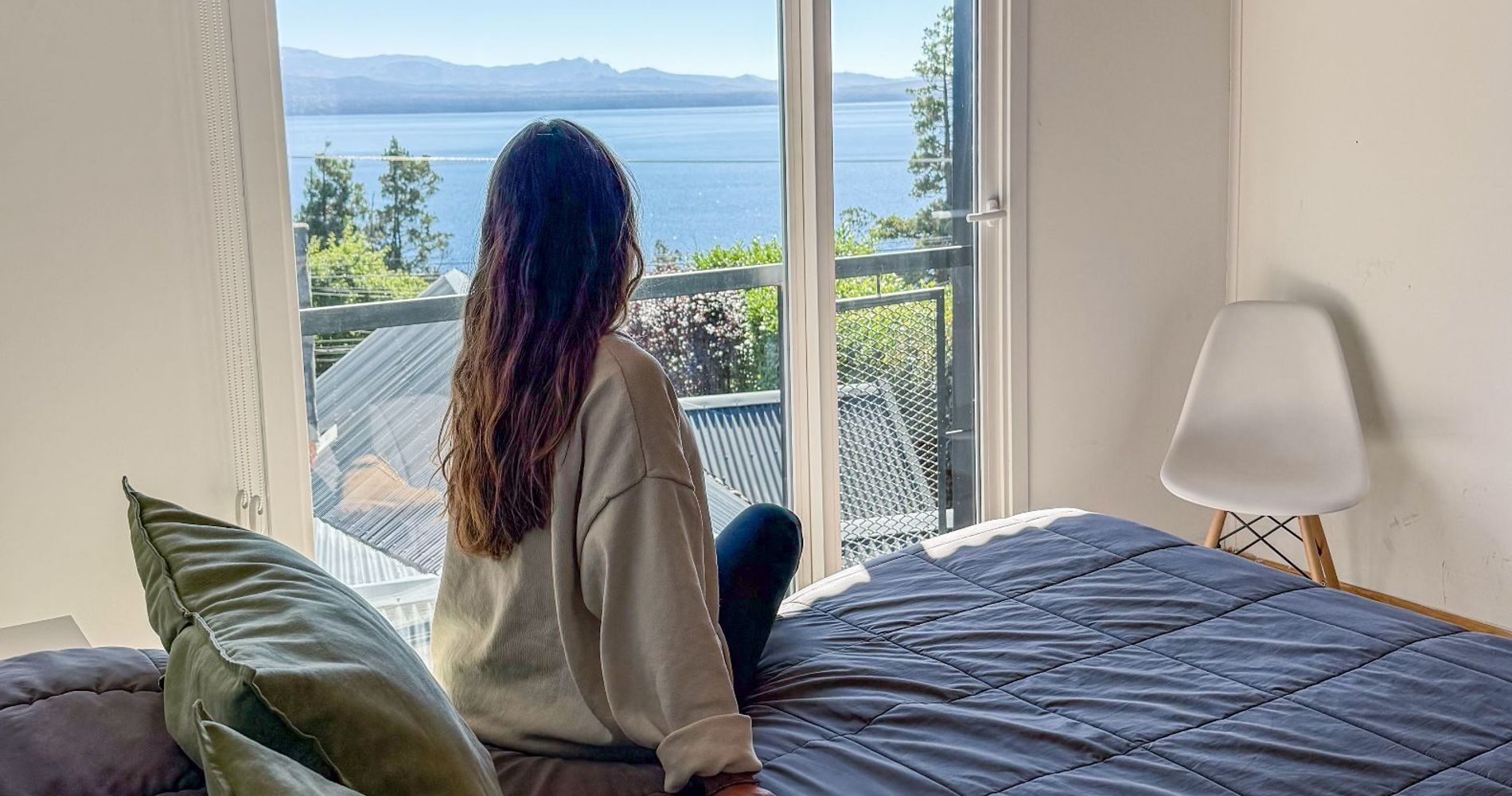 El Nahuel Huapi desde la ventana